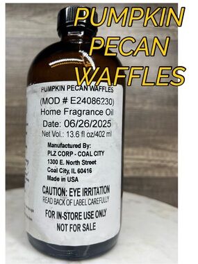 Bath & Body Works Home Fragrance Oil Pumpkin Pecan Waffles  -Diffuser Oil